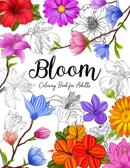 Bloom Coloring book for Adults