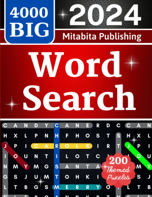 4000 BIG Word Search for Adults: Large Print