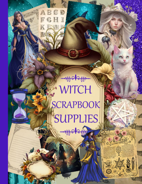 Witch Scrapbook Supplies