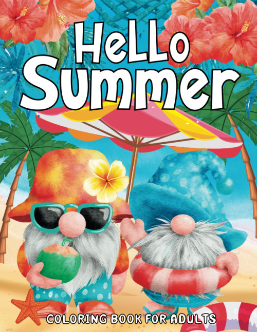 Summer Coloring Book For Adults