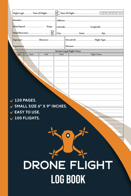 Drone Flight Log Book