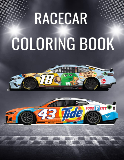 Racecar Coloring Book: Racing Cars Trucks Coloring pages for Adults