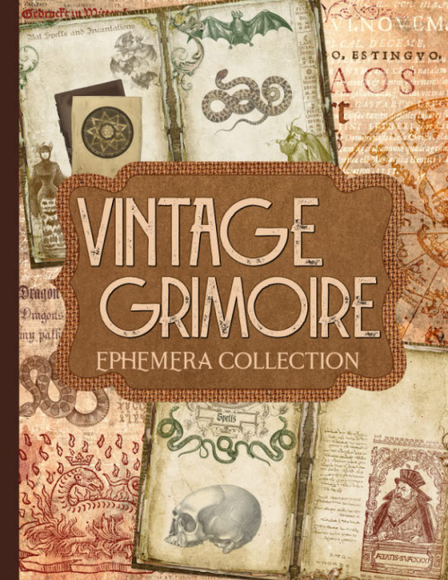 Vintage Grimoire Ephemera Collection