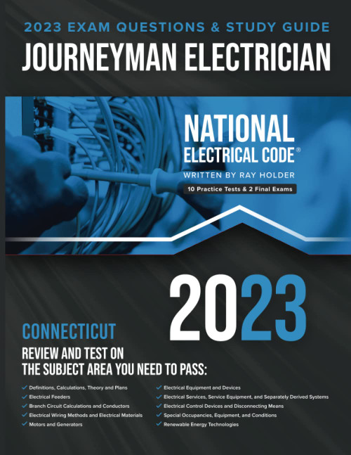 Connecticut 2023 Journeyman Electrician Exam Prep Study Guide