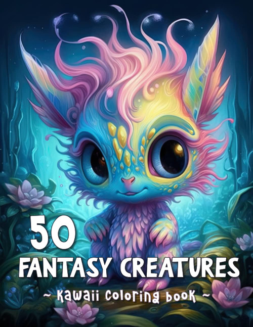Fantasy Creatures Coloring Book