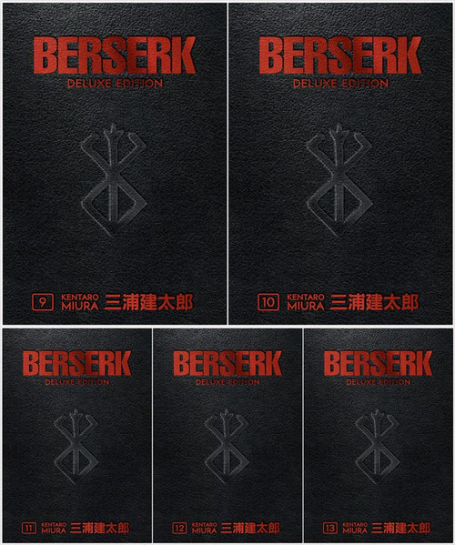 Berserk Deluxe Edition NEW Collection 5 Books SET