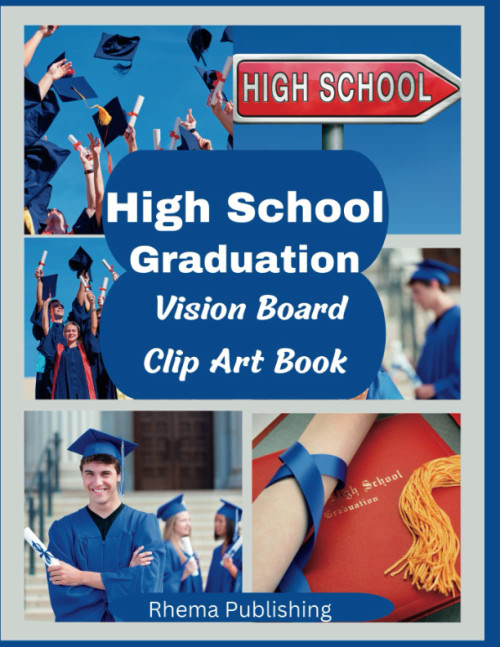 High School Graduation Vision Board Clip Art Book