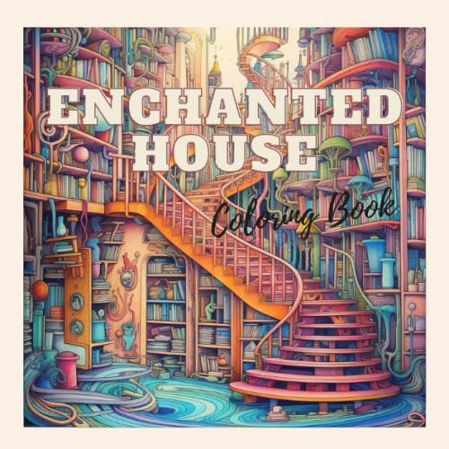 Enchanted House Coloring Book: A Whimsical Coloring Adventure for
