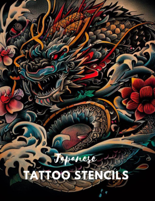 Japanese tattoo stencils: Tattoo template