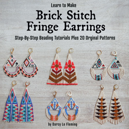 Learn to Make Brick Stitch Fringe Earrings