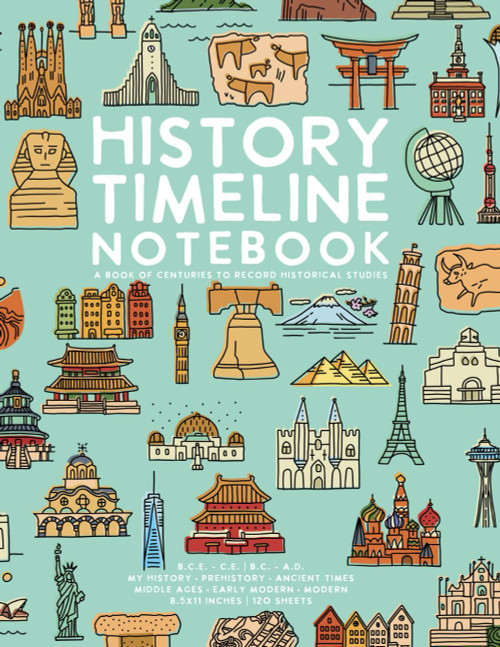 History Timeline Notebook: A Book of Centuries to Record Historical