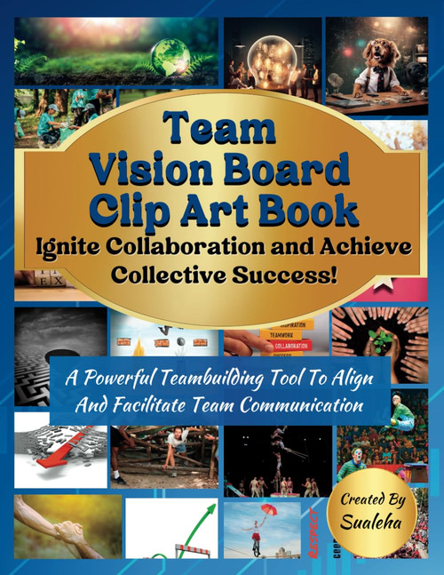 Team Vision Board Clip Art Book - Ignite Collaboration and Achieve