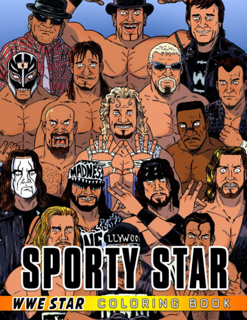 Sporty Star Coloring Book