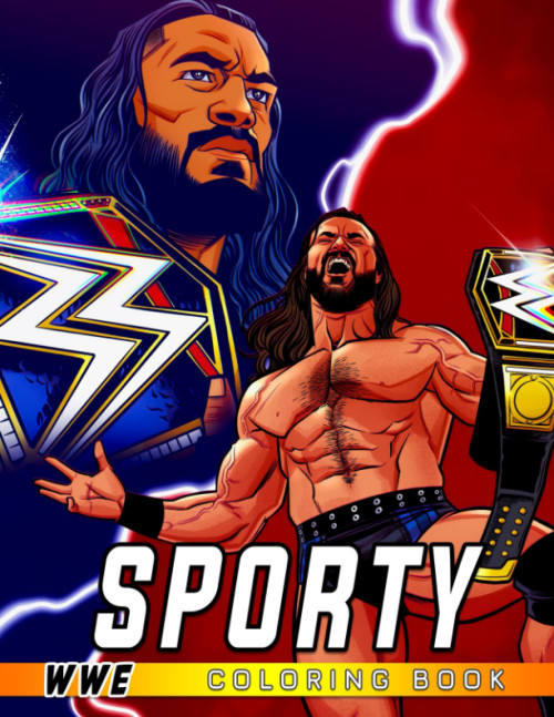 Sporty Coloring Book: 50 Characters Illustration Pages