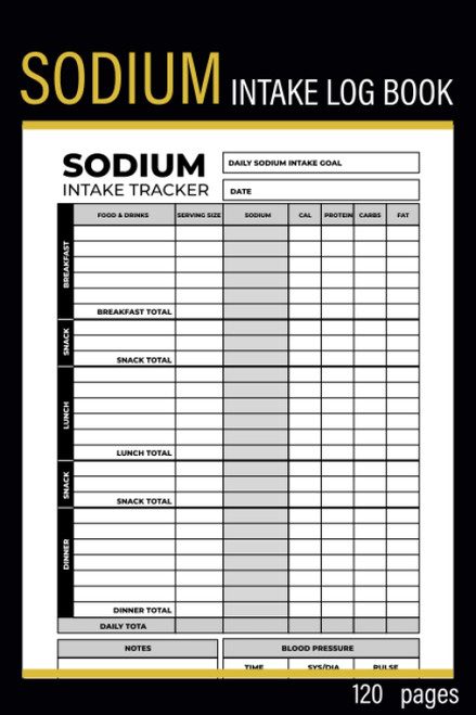 Sodium Intake Log Book