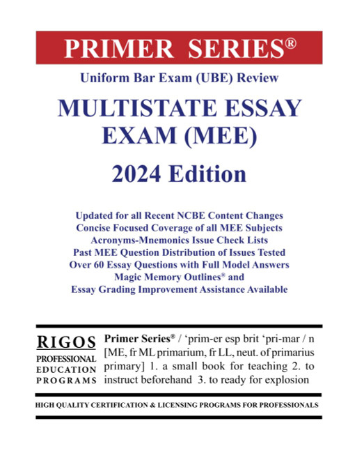 Primer Series Uniform Bar Exam