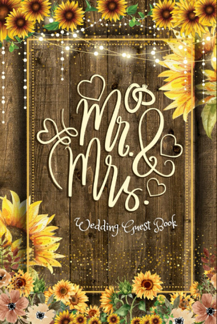 Sunflower Wedding Guest Book