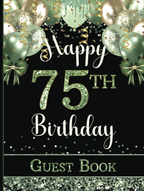 75th Birthday Guest Book