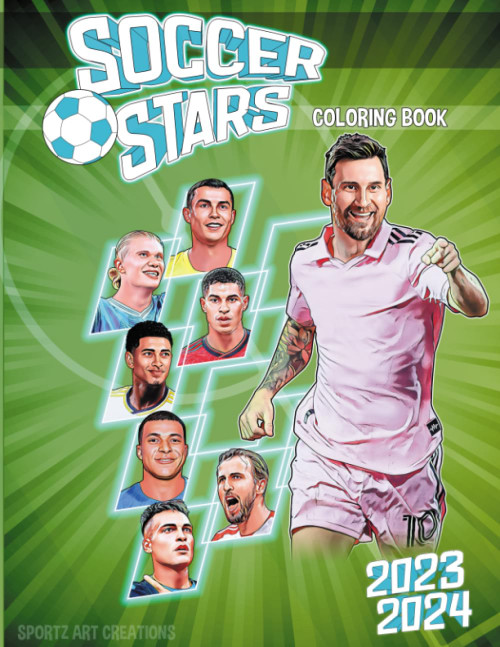 Soccer Stars Coloring Book (Football Stars)