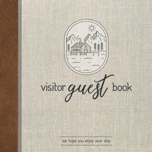 Visitor Guest Book: Welcome Visitor Guest Book for Vacation Home Air