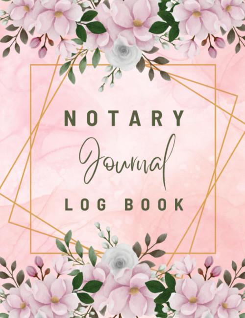Notary Journal Log Book