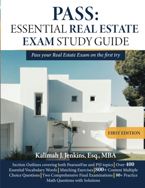 PASS: Essential Real Estate Exam Study Guide: Pass Your Real Estate