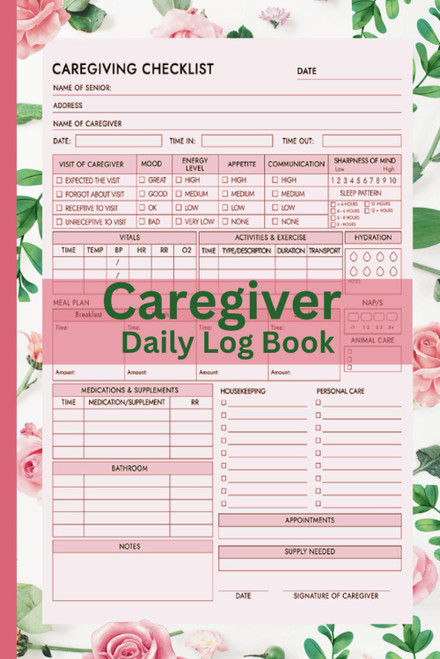 Caregiver Daily Log Book