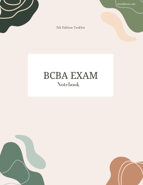 BCBA Exam Notebook: Tasklist
