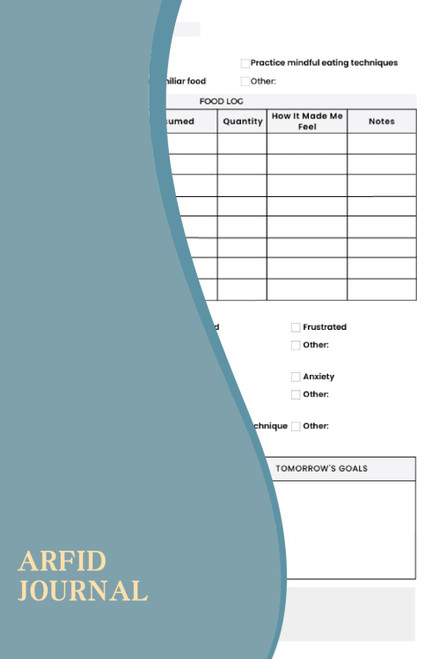 ARFID Journal: A Notebook To Help Individuals With ARFID
