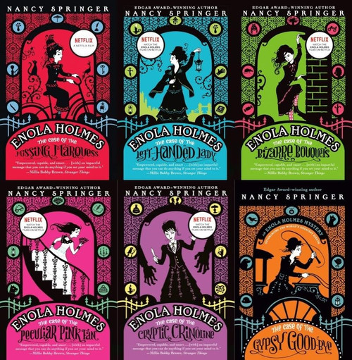 An Enola Holmes Mystery Series 6 Books Set By Nancy Springer