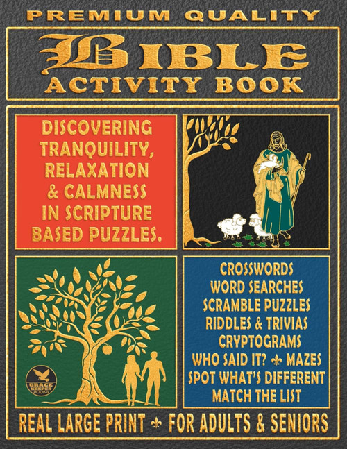 Premium Quality Bible Based Activity Book: Discovering Tranquility