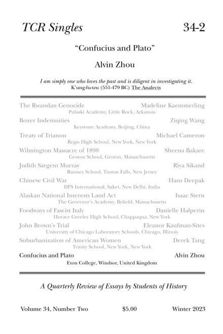 TCR Singles 34-2 Confucius and Plato