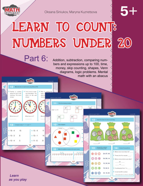 Math workbook for preschoolers