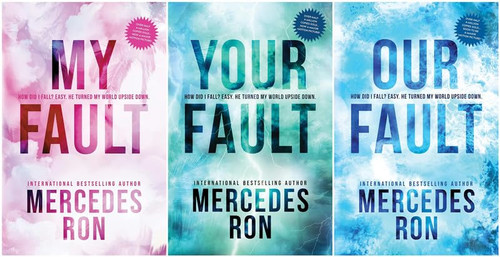 Culpable Series 3 Books Set by Mercedes Ron - My Fault Your Fault Our