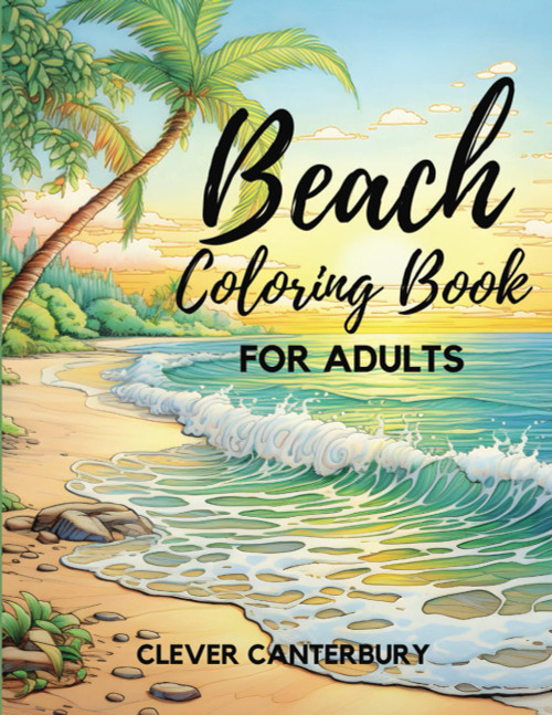 Beach Coloring Book for Adults