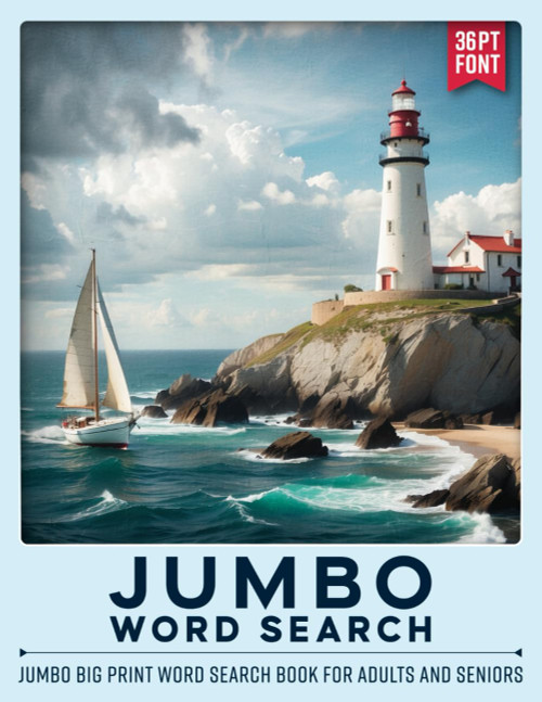 Jumbo Big Print Word Search Book for Adults and Seniors