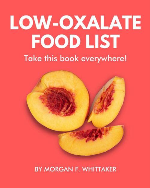 Low-Oxalate Food List