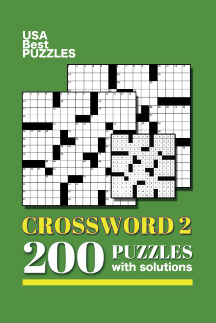 USA Best Crosswords for Adults with solutions: 200 Puzzles Easy