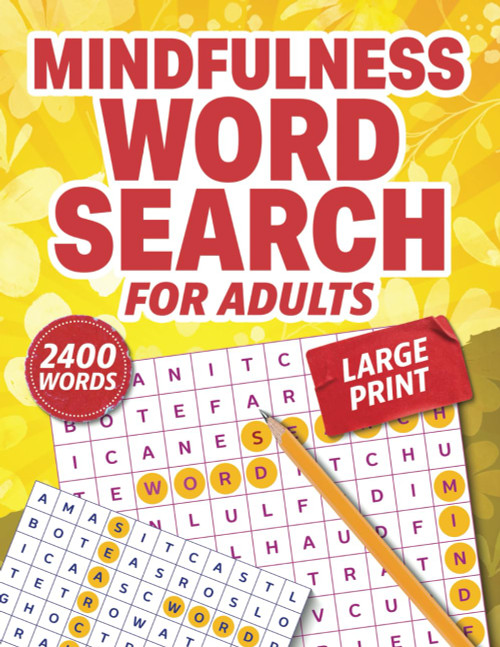 Mindfulness Word Search for Adults Large Print