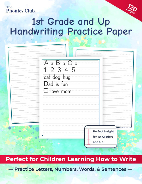 1st Grade and Up Handwriting Practice Paper