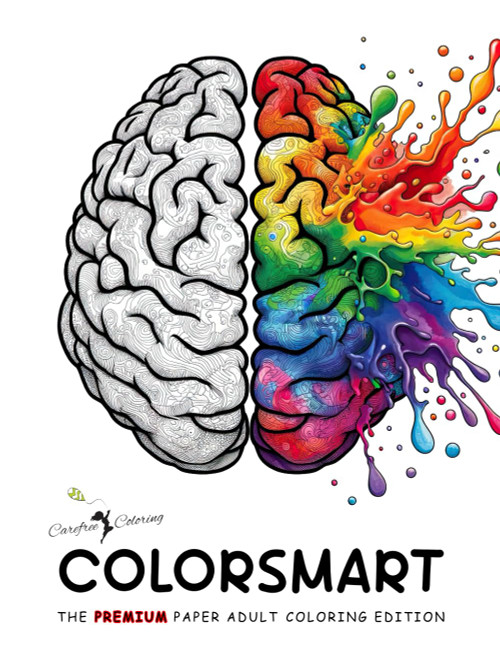 COLORSMART The Premium Paper Adult Coloring Edition for Teens Men