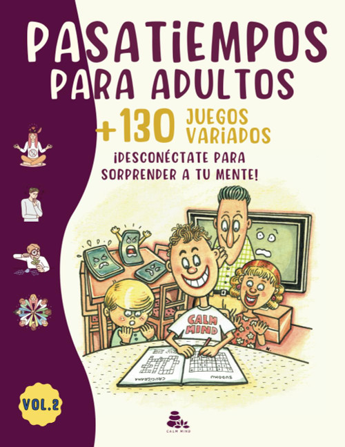Pasatiempos Para Adultos +130 Juegos Variados