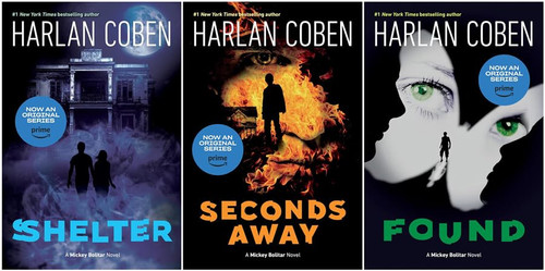 A Mickey Bolitar Novel Series 3 Books Set - Shelter Seconds Away Found