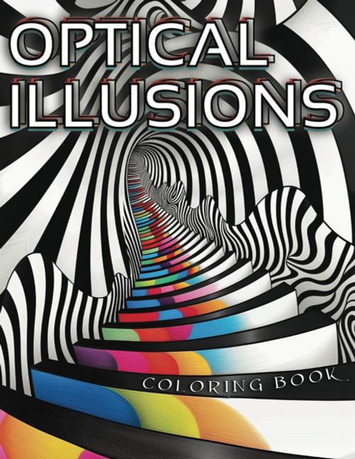 Optical Illusions Coloring Book