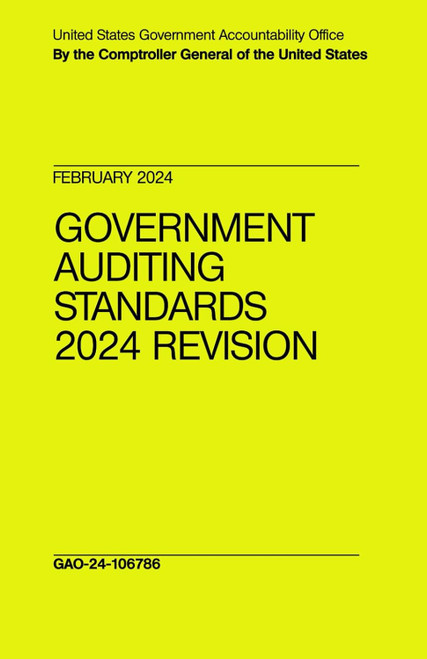Government Auditing Standards 2024 Revision