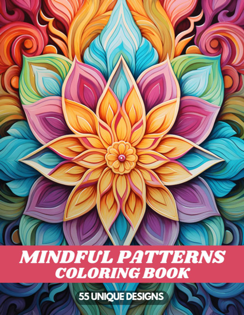 Mindful Patterns Adult Coloring Book