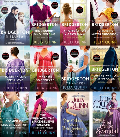 Julia Quinn Bridgertons Family Series Total 12 Books Set