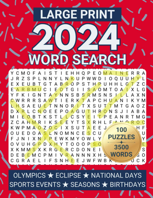 Large Print 2024 Word Search
