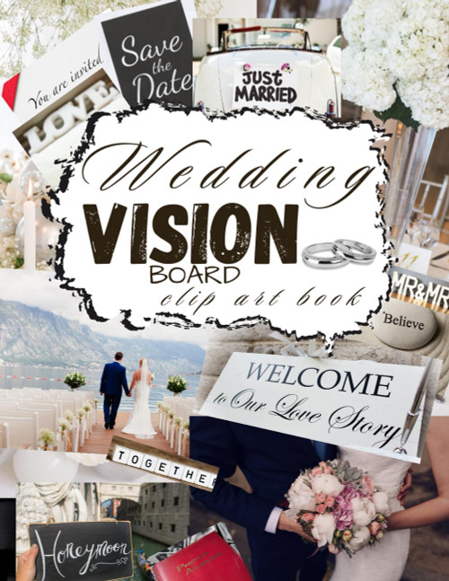 Wedding Vision Board Clip Art Book