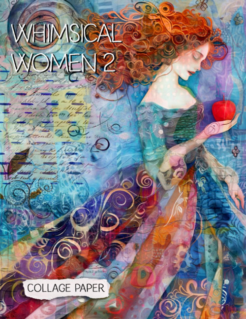 Whimsical Women 2 Collage Paper